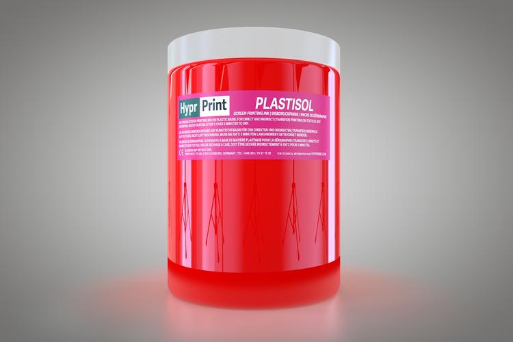 HyprPrint Plastisol inkt Neon-Rood