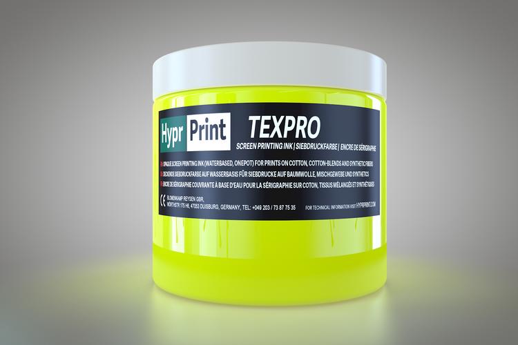HyprPrint TEXPRO Neon-geel
