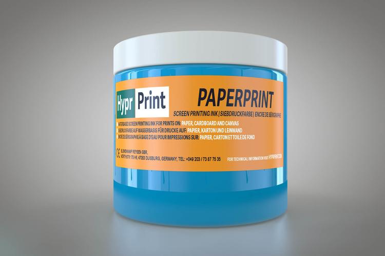 Paper Print Lichtblauw